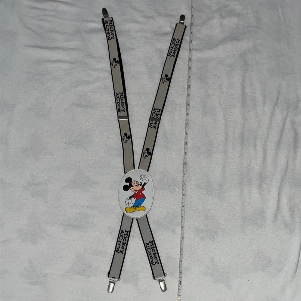 Mickey Mouse Kids Suspenders - Black and White